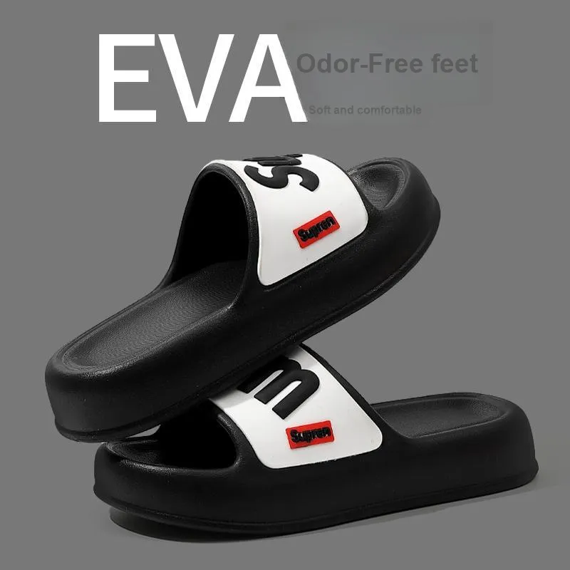 Foot Recreation Slippers Summer Indoor Home Slippers Slip Resistant Bathroom Couple Eva Home Slippers-27