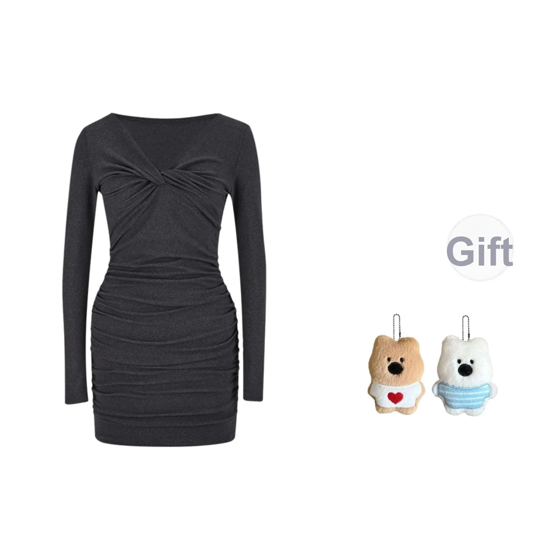 GHPC Длинное платье с длинными рукавами женское