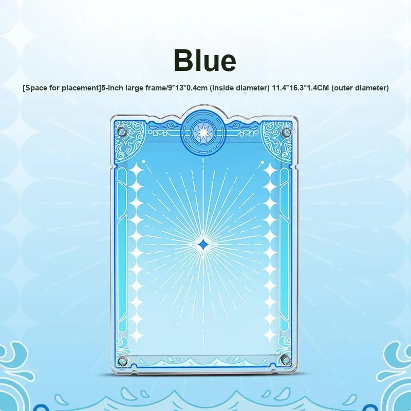 LIGHT YOUR BRICKS Le Yi Bao Compatible Guomei Anime Card Card Character Stand Acrylic Frame Protector Model Accessories-15