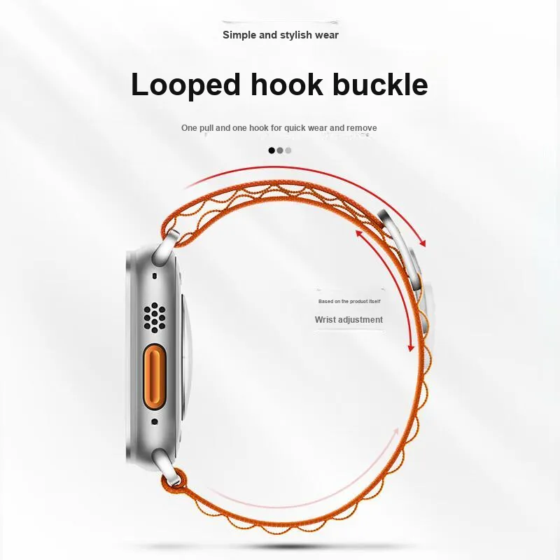 APEPALOG Apple Compatibility Watch Band 250MM Nylon Material-7