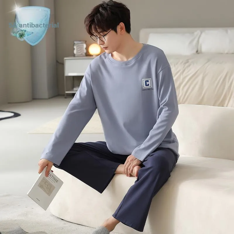 GOSO Pajama Set Men's Steel Blue-6