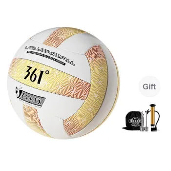 361° PVC Size 5 Volleyball Unisex Orange Yellow
