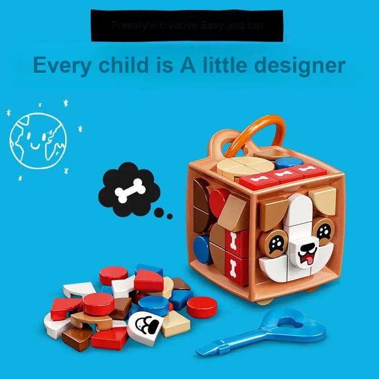 LEGO DOTS Series Puppy Charm Building Blocks 8 4 Pcs 41927-2