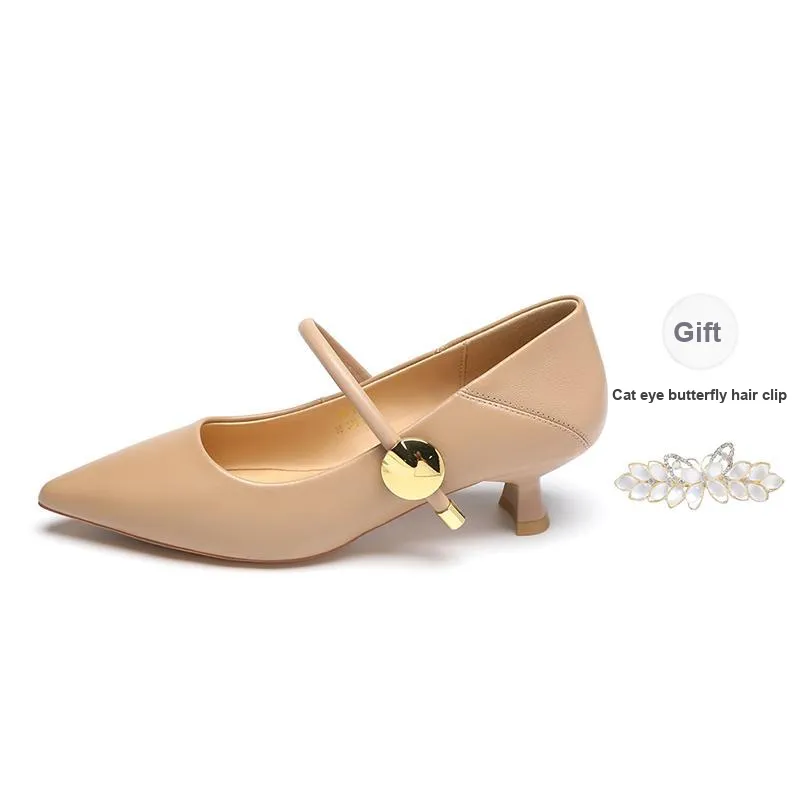 ZHR Slim Heel High Heels 4.5cm Women's-14