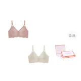 Pastel Pink+Cream White