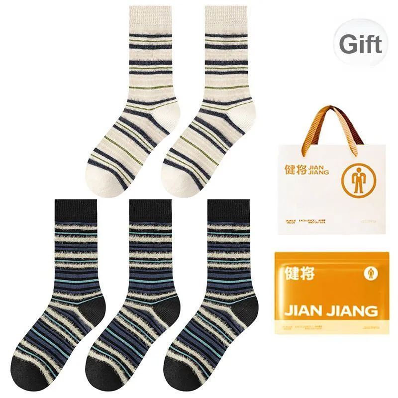 Master Mid Calf Socks Women's Shopping Bag 5 Pack-25