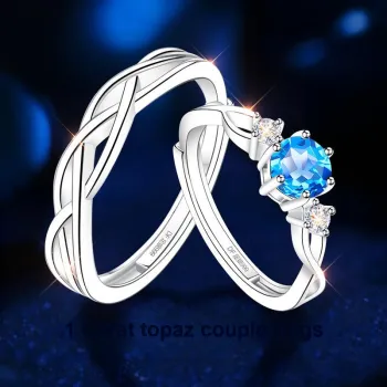 EAST BEAUTY S999 Fine Silver Rings Unisex