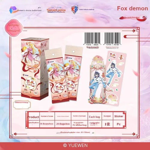 Kabao Cultural Creation Fox Spirit Matchmaker Collection Bookmark Card Volume 1 IP/Anime Cards 20 Packs/box
