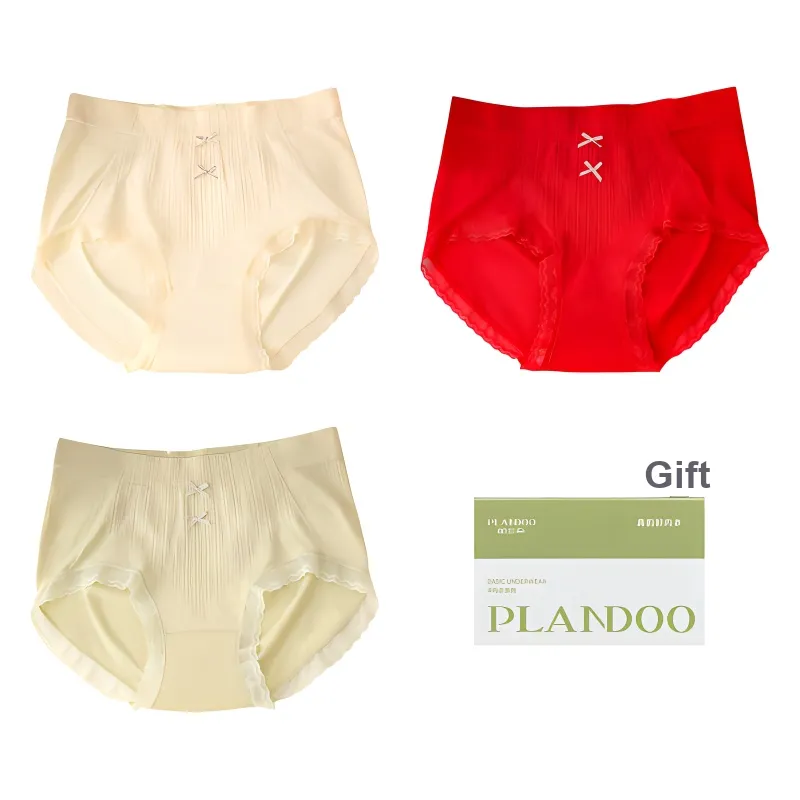 PLANDOO Underpants Women's Shopping Bag 3 Pack-2