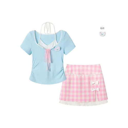 fabric pig Женские комплекты с юбкой