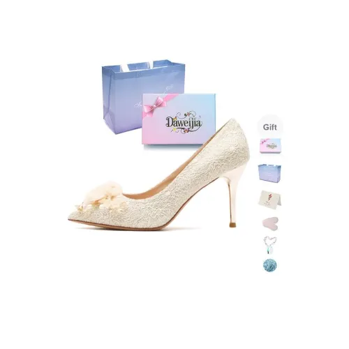 Dawei's House Низкий каблук Высокий каблук Женский Абрикос