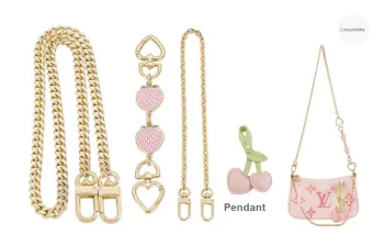 Lan Bao Fan Metal Bag Strap Accessories Women's Gold-Tone
