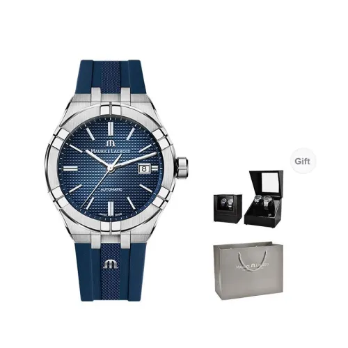 MAURICE LACROIX Автоматический Механический Movement Мужские Часы 42mm*42mm*11mm Синий
