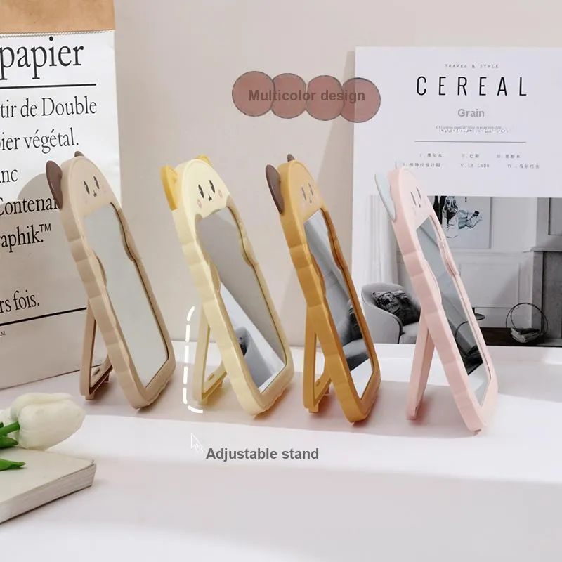 Future Maple Home Use Foldable Cat Ears Make Up Mirrors Hangable-4