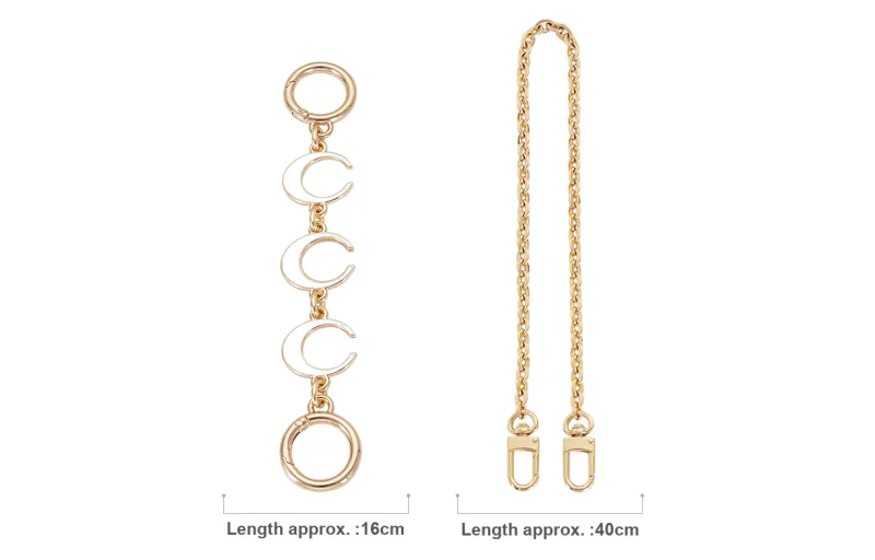 GUYI Metal Bag Accessory Bag Strap Women's Gold Tone-20