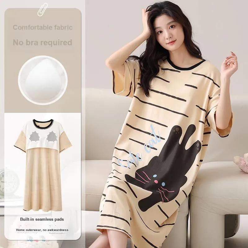 Lan Miao Nightgown Women's Image Color-1