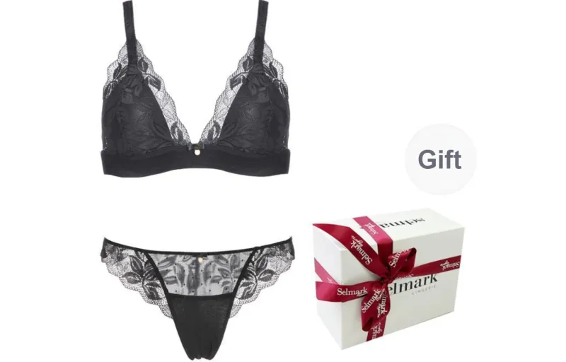 Selmark Underwear Set Women's Black-0