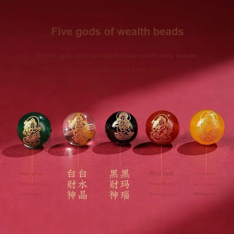 JIAHAOJADE Cinnabar Bracelets Unisex-13
