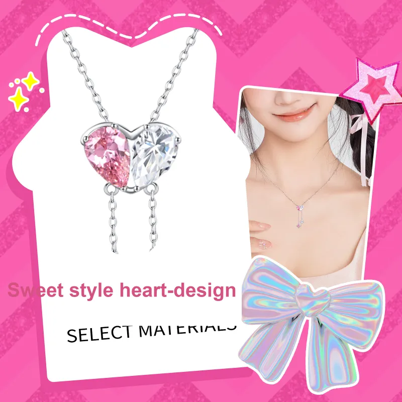 Barbie Synthetic Cubic Zirconia Necklaces Women's-2