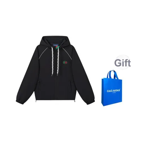 G G AVENUE Черный Унисекс Куртки
