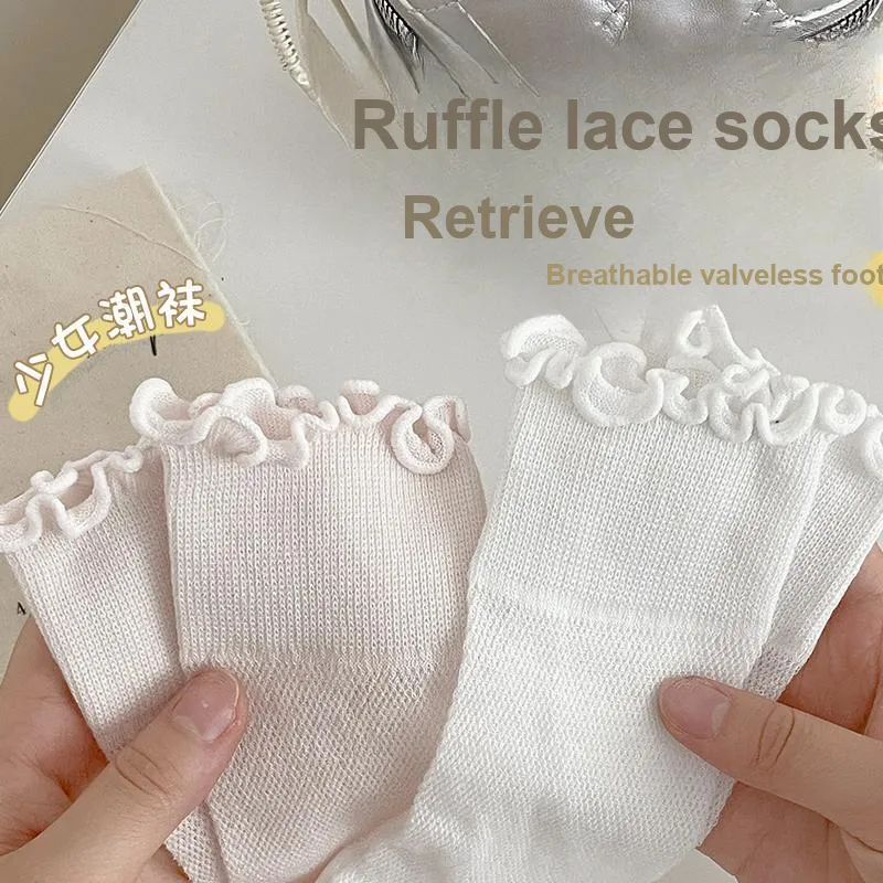 Top Melon Mid Calf Socks Women's Combo Set-31