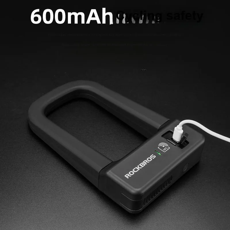 ROCKBROS Bicycle Locks Anti Prying Water Resistant Protective U Lock-6