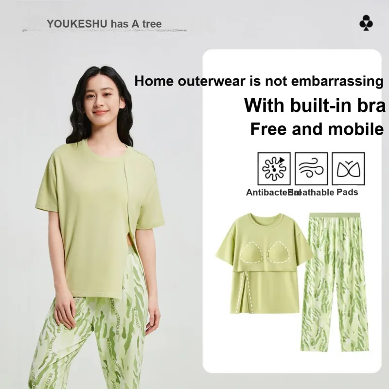 YOUKESHU Pajama Set Women's Shopping Bag-2