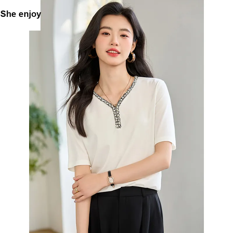 She Enjoys Regular T Shirt Women's-4