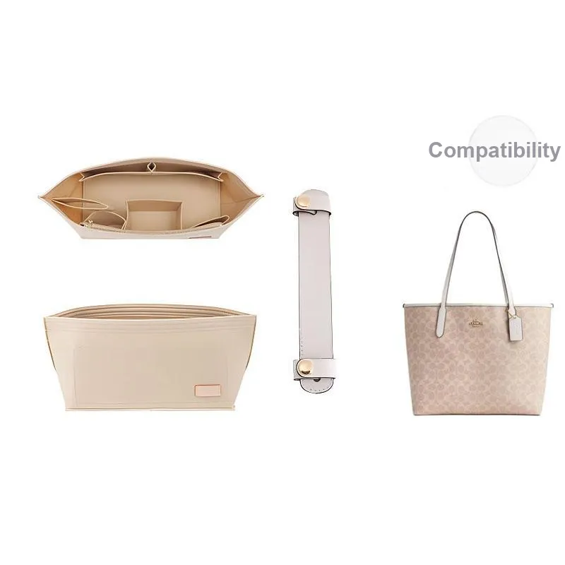 Jingxi Felt Storage Lining Bag Medium Bag Support Accessories Bag Accessory Women's Burgundy/Multicolor