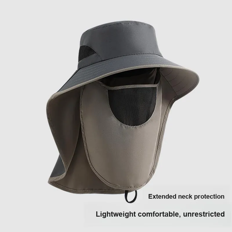 NANJIREN Polyester Sun Protection Hats Men's-2