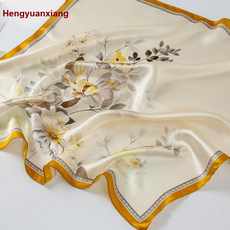H YXIANG Mulberry Silk Scarves Women's-3