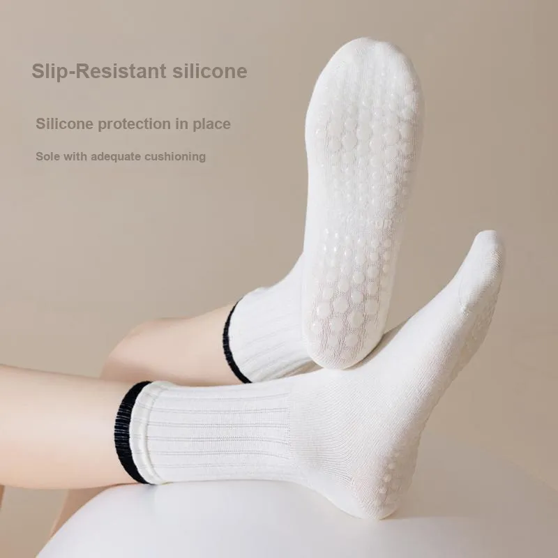 JIAZINI Women's Mid Calf Socks-3