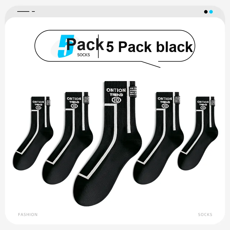 ROBINHOOD Mid Calf Socks Men's 5 Pack-11