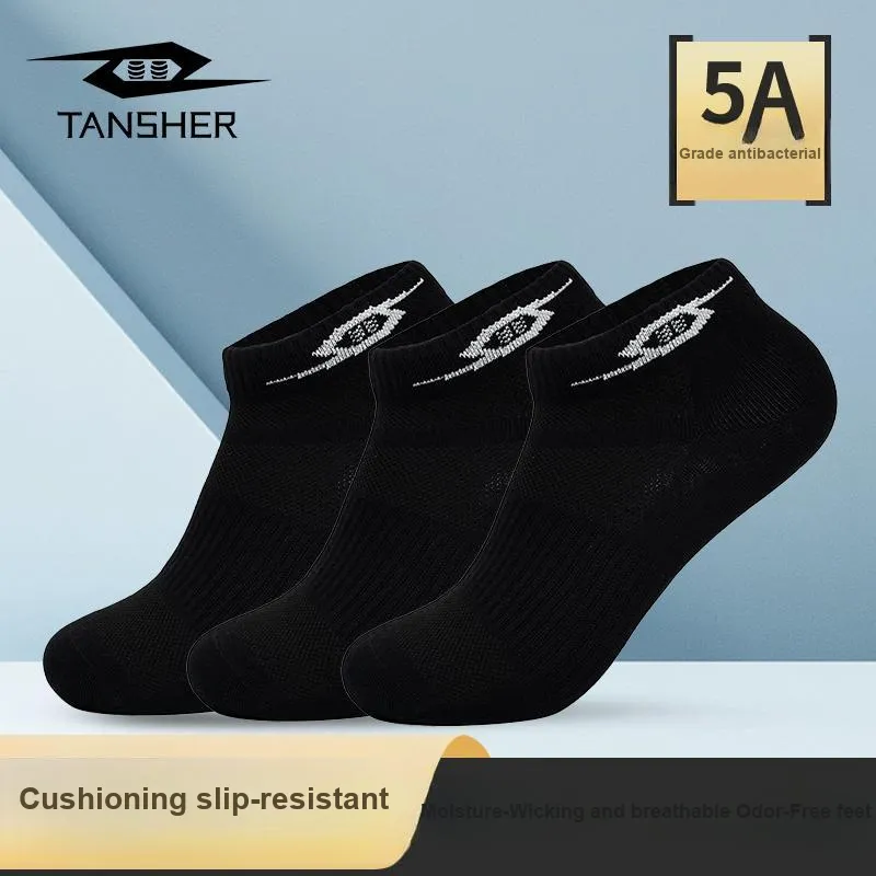 TANSHEZHE Ankle Socks Unisex 3 Pack-1