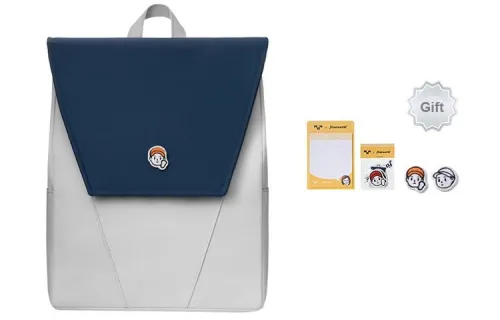 MAH X Finerworld Collaboration Collection Polyester Backpack Regular Unisex Multicolor