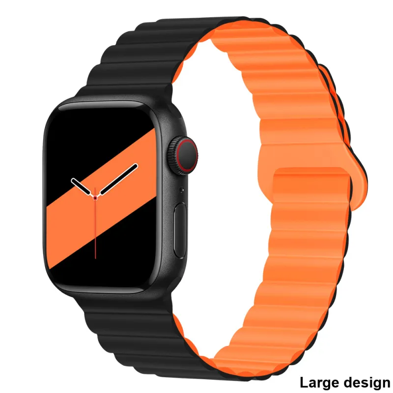 SOUTU Watch Band Apple Compatibility 38/40/41/42/44/45/49mm Silicone Material-16
