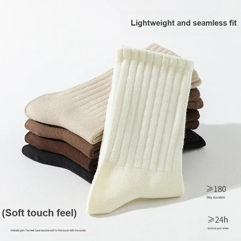 Lan Miao Mid Calf Socks Women's 7 Pack-10