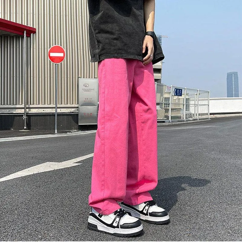 ACUOD BY CHANU Casual Pants Unisex Orange Red-11