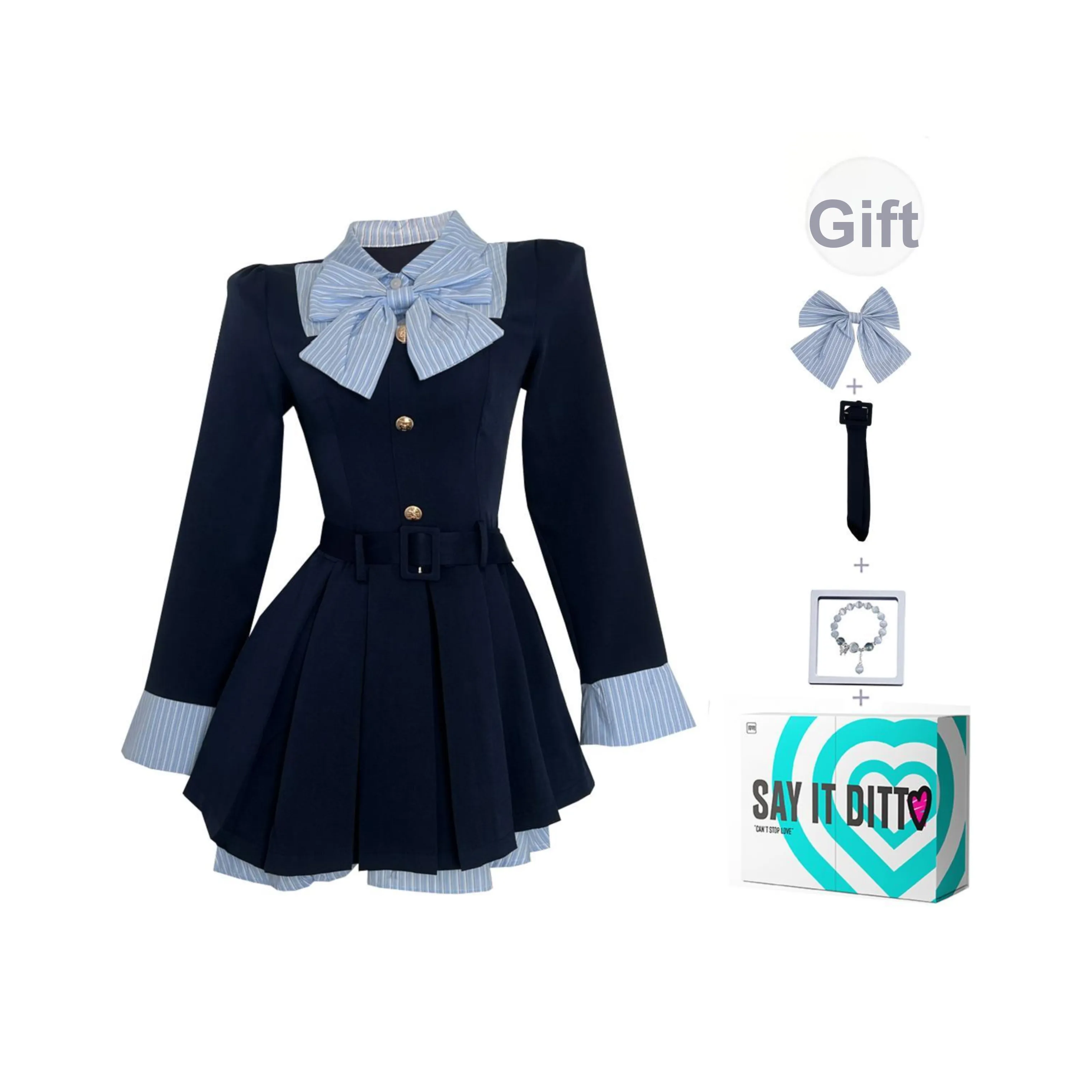 CPAURA Длинное платье с длинными рукавами для женщин