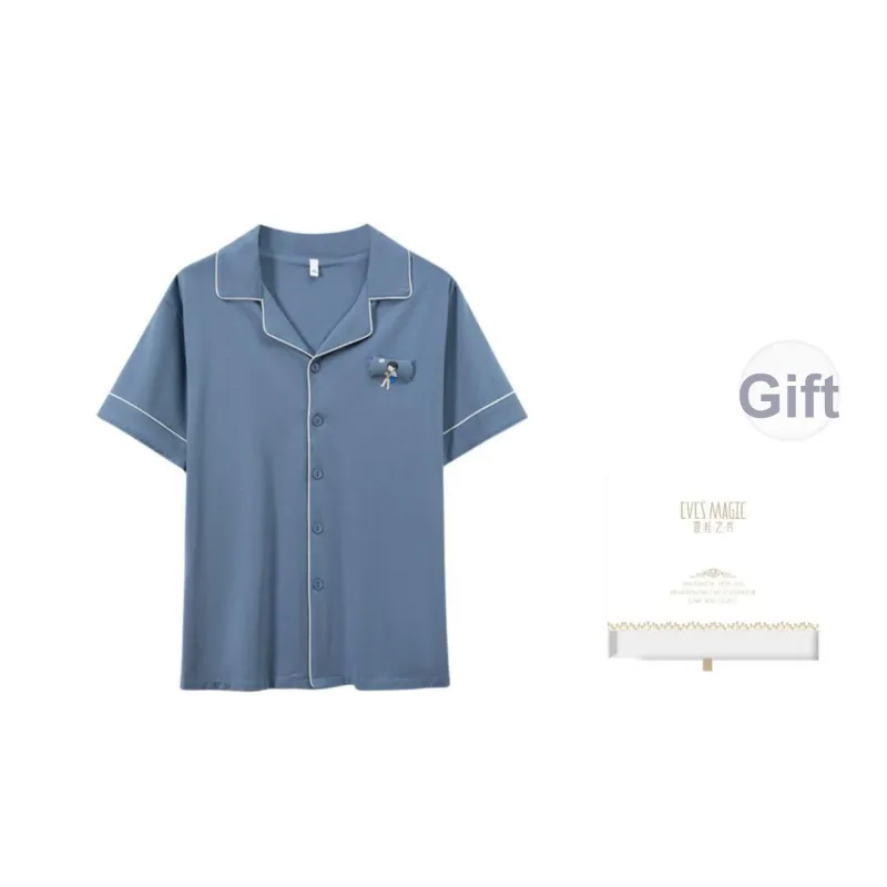 XIA.WA.ZHI.XIU Pajama Top Men's-6