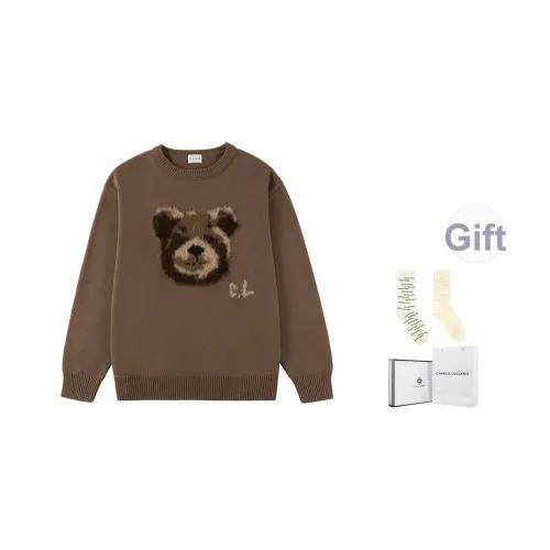 Charlie Luciano Свитер Унисекс Коричневый