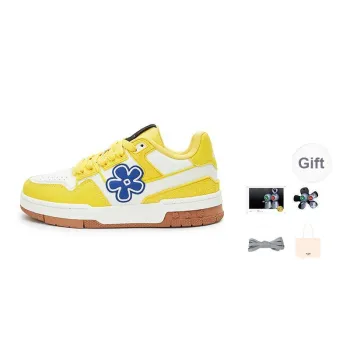 WE FLOWER Skateboard Shoes Unisex Low Top Blue