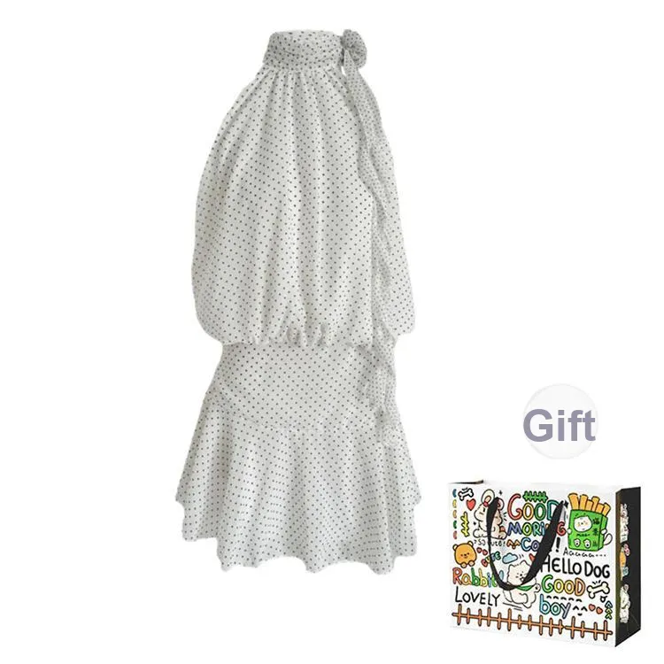 PZHK Sleeveless Dresses Women's White Shopping Bag