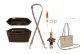 [Combo Tool Sets]Felt Liner+Crossbody Shoulder Strap+D-Ring+Brown Rabbit