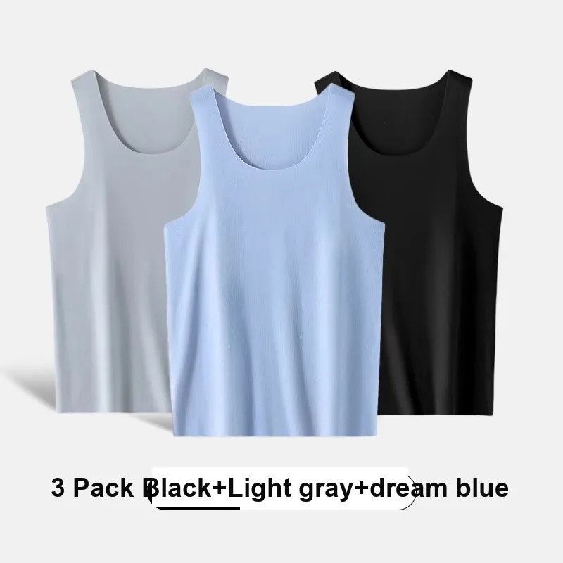 H YXIANG Tank Top Men's Combo Set-41