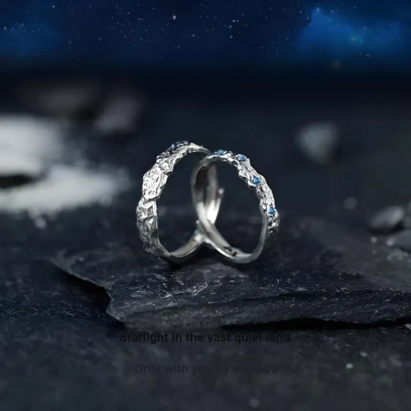 CLARKIA FLOWER S999 Fine Silver Rings Unisex-5