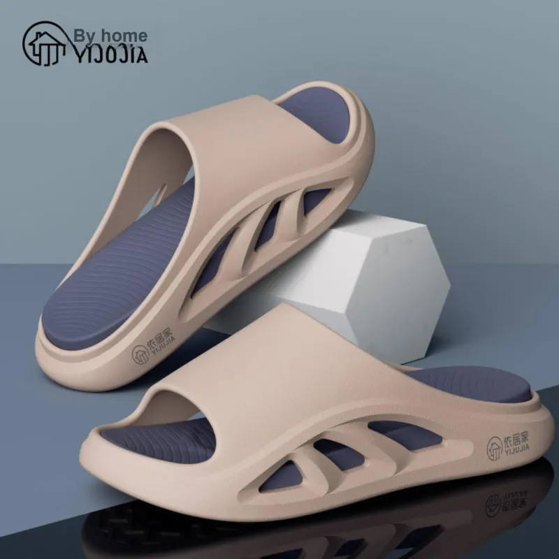 Stay At Home Double Layer Thickened Outdoor Beach Walking Slippers-9