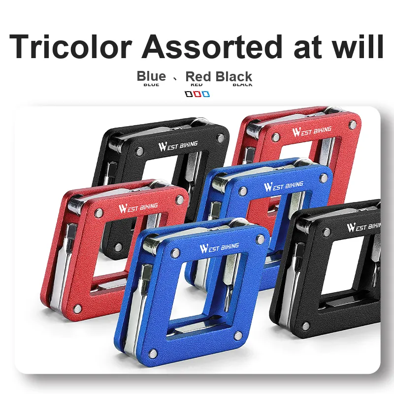 WEST BIKING Riding Equipment Toolkit Unisex Aluminum Alloy-9