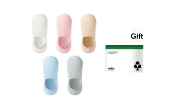 YOUKESHU Women's No Show Socks