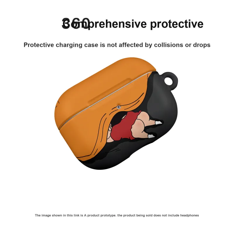 Keshami Compatible With Apple AirPods Pro 2/AirPods 4/3 PC Matte Hard Shell Cartoon Diamond Quilt Headphone Cases-3
